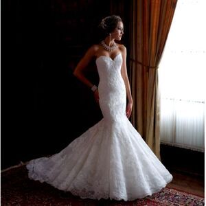 David Tutera 113212 Mon Cheri Wedding Dress Size 14 NWT